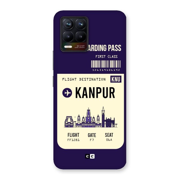 Kanpur Boarding Pass Back Case for Realme 8