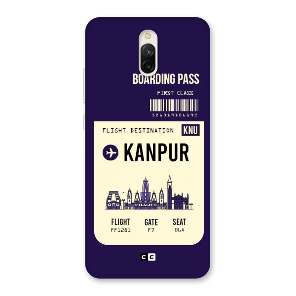 Kanpur Boarding Pass Back Case for Redmi 8A Dual