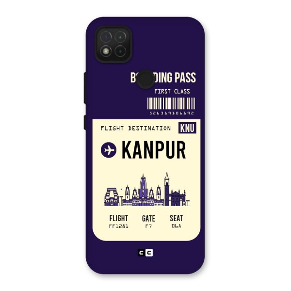 Kanpur Boarding Pass Back Case for Redmi 9C