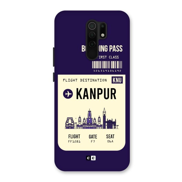 Kanpur Boarding Pass Back Case for Redmi 9 Prime