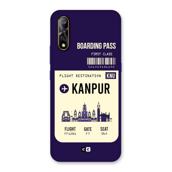 Kanpur Boarding Pass Back Case for Vivo Z1x