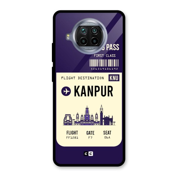 Kanpur Boarding Pass Glass Back Case for Mi 10i