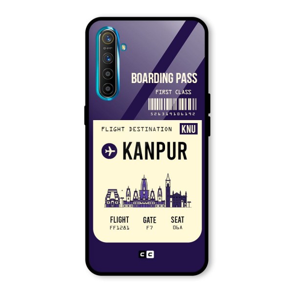 Kanpur Boarding Pass Glass Back Case for Realme XT