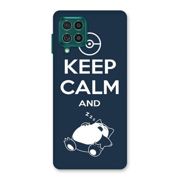 Keep Calm and Sleep Back Case for Galaxy F62