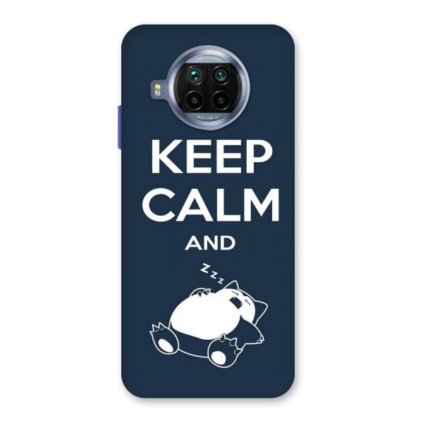 Keep Calm and Sleep Back Case for Mi 10i