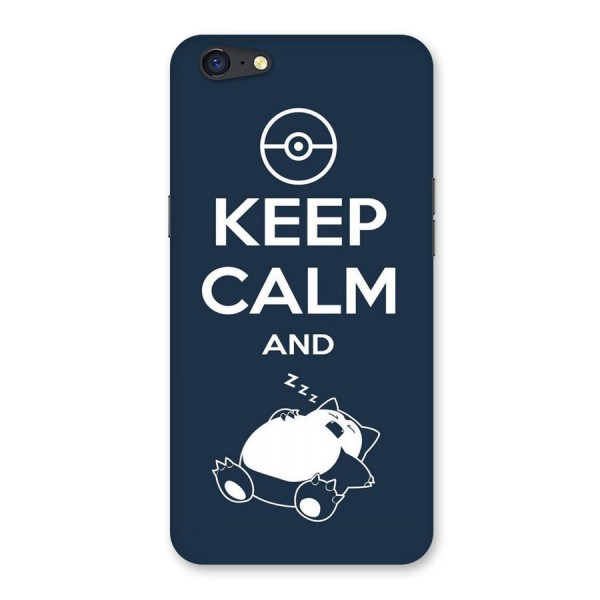 Keep Calm and Sleep Back Case for Oppo A71