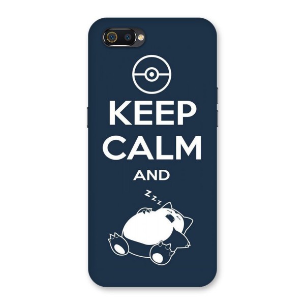 Keep Calm and Sleep Back Case for Realme C2