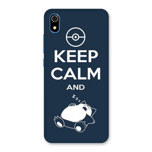 Keep Calm and Sleep Back Case for Redmi 7A