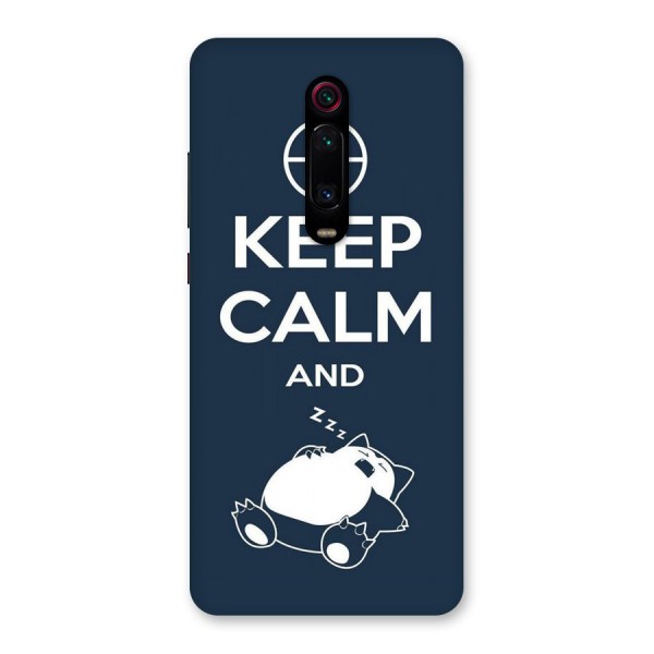 Keep Calm and Sleep Back Case for Redmi K20