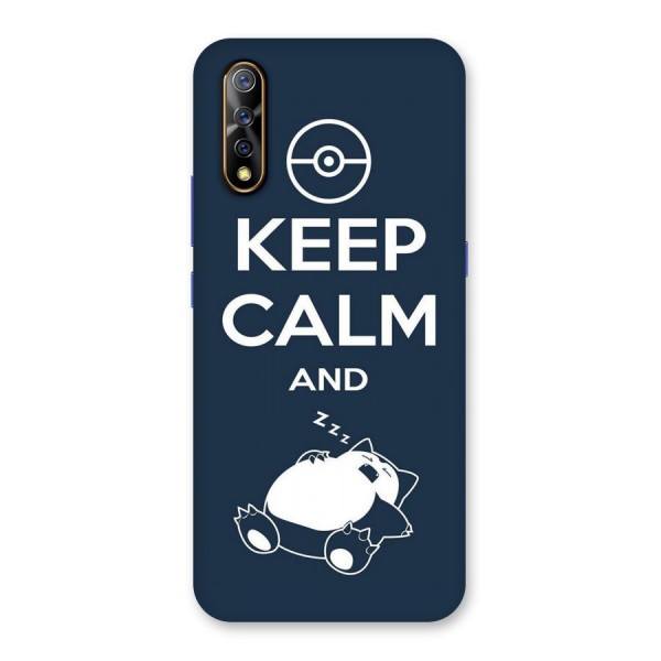 Keep Calm and Sleep Back Case for Vivo S1