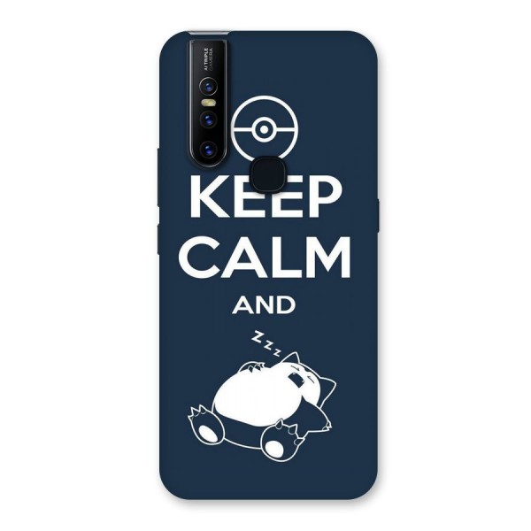 Keep Calm and Sleep Back Case for Vivo V15