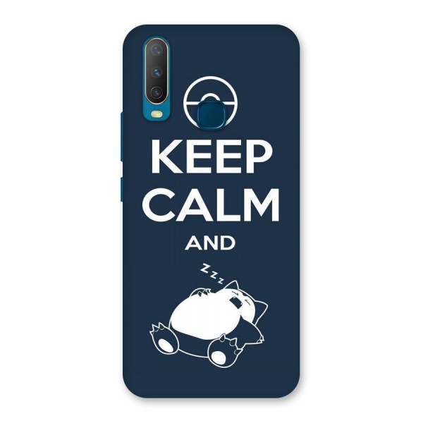 Keep Calm and Sleep Back Case for Vivo Y15