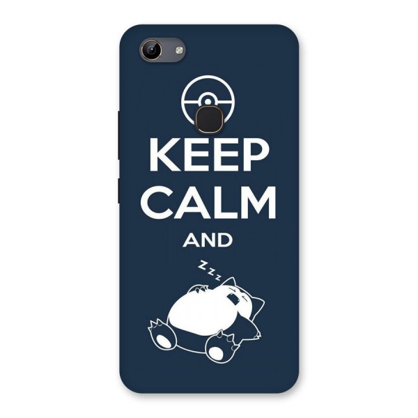 Keep Calm and Sleep Back Case for Vivo Y81