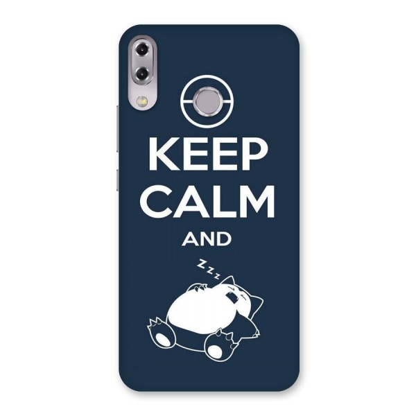 Keep Calm and Sleep Back Case for Zenfone 5Z