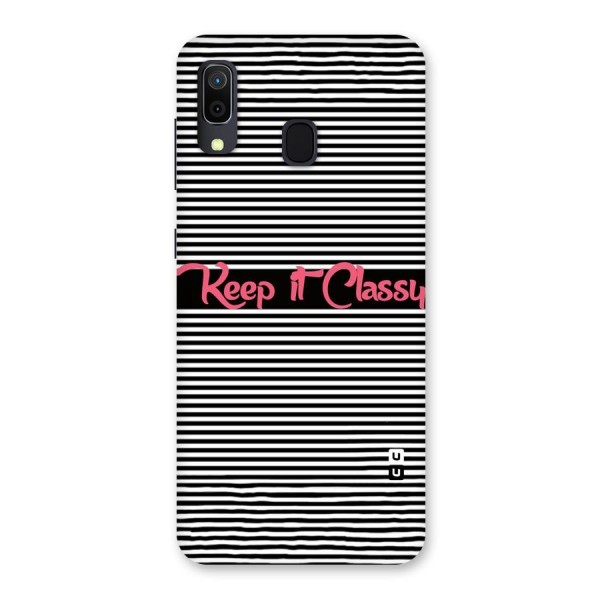 Keep It Classy Back Case for Galaxy A20