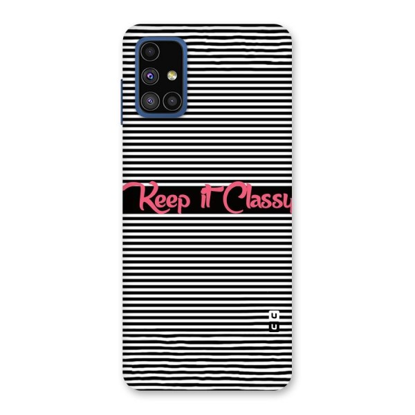 Keep It Classy Back Case for Galaxy M51