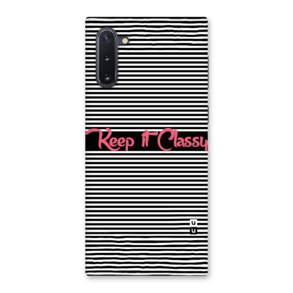 Keep It Classy Back Case for Galaxy Note 10