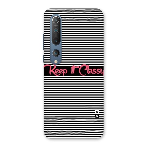 Keep It Classy Back Case for Mi 10