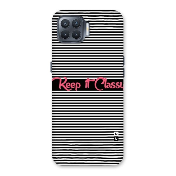 Keep It Classy Back Case for Oppo F17 Pro