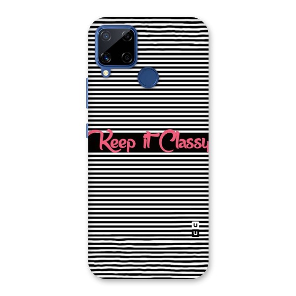 Keep It Classy Back Case for Realme Narzo 30A