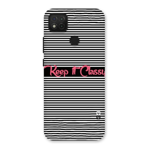 Keep It Classy Back Case for Redmi 9C