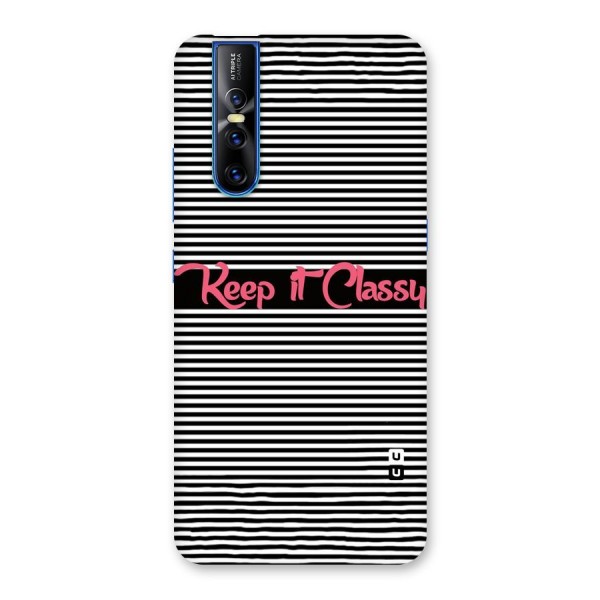 Keep It Classy Back Case for Vivo V15 Pro