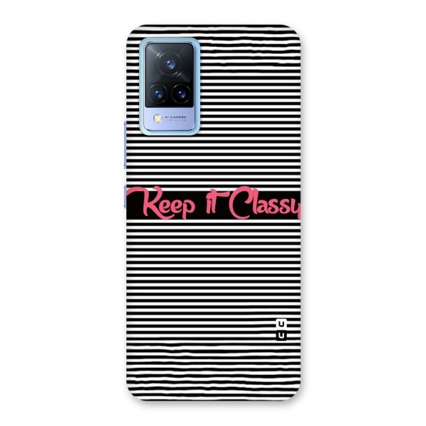 Keep It Classy Back Case for Vivo V21 5G