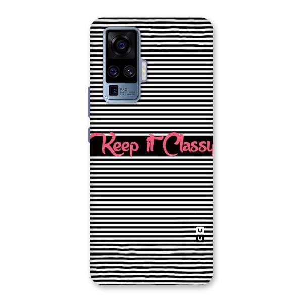 Keep It Classy Back Case for Vivo X50 Pro