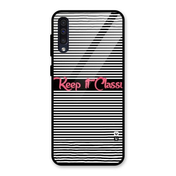 Keep It Classy Glass Back Case for Galaxy A50s