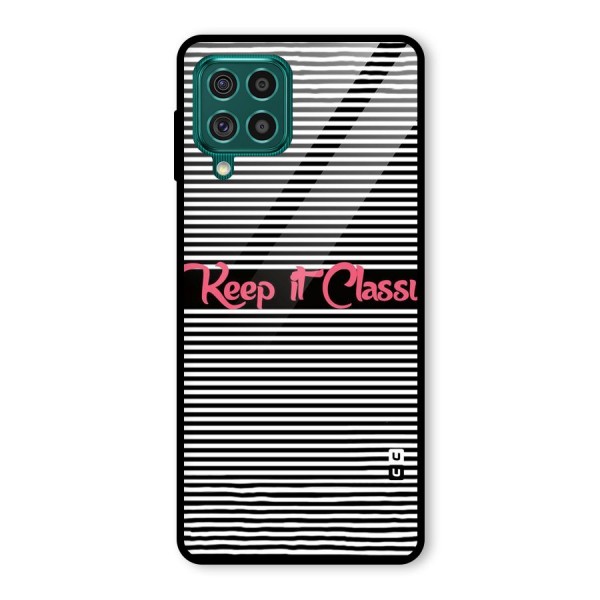 Keep It Classy Glass Back Case for Galaxy F62