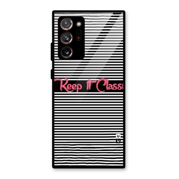 Keep It Classy Glass Back Case for Galaxy Note 20 Ultra