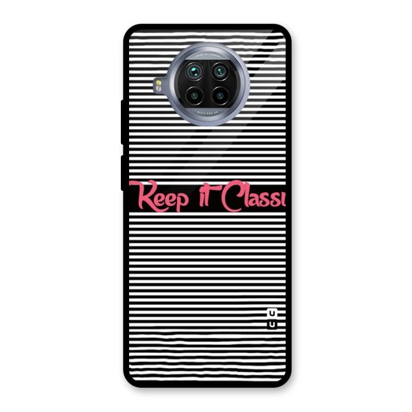 Keep It Classy Glass Back Case for Mi 10i