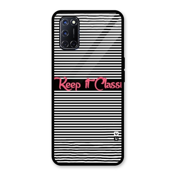 Keep It Classy Glass Back Case for Oppo A52