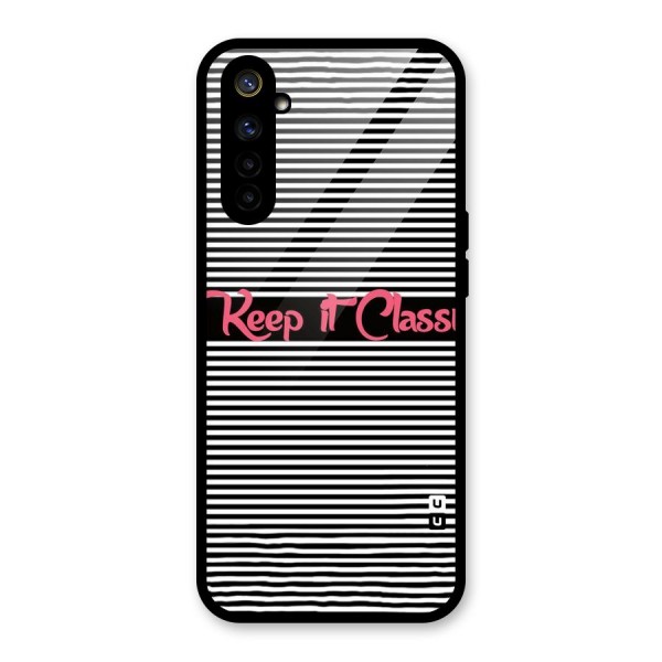 Keep It Classy Glass Back Case for Realme 6