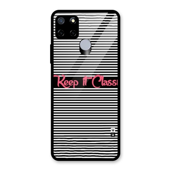 Keep It Classy Glass Back Case for Realme C15