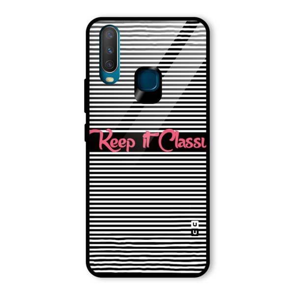 Keep It Classy Glass Back Case for Vivo Y12