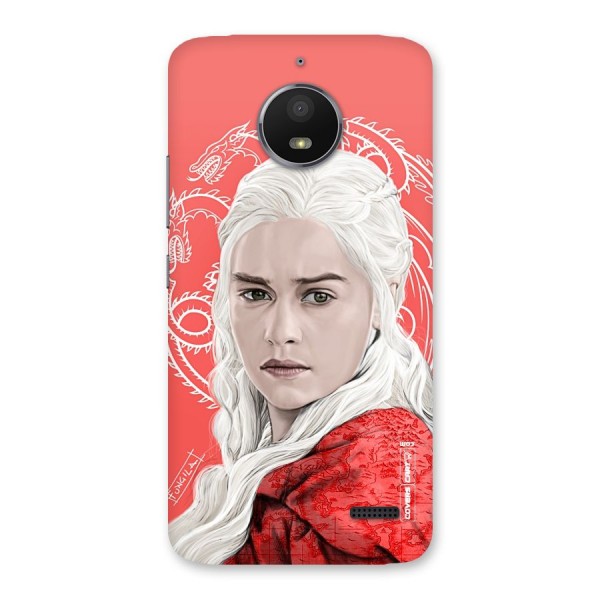 Khaleesi The Living Dragon Back Case for Moto E4