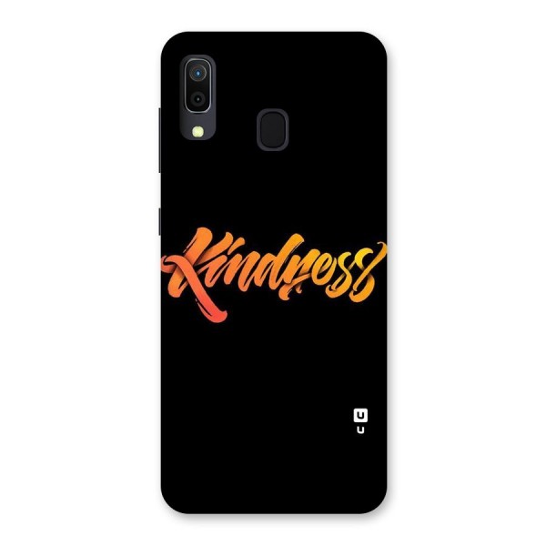 Kindness Back Case for Galaxy A20