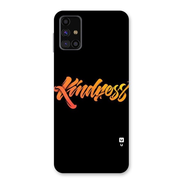 Kindness Back Case for Galaxy M31s