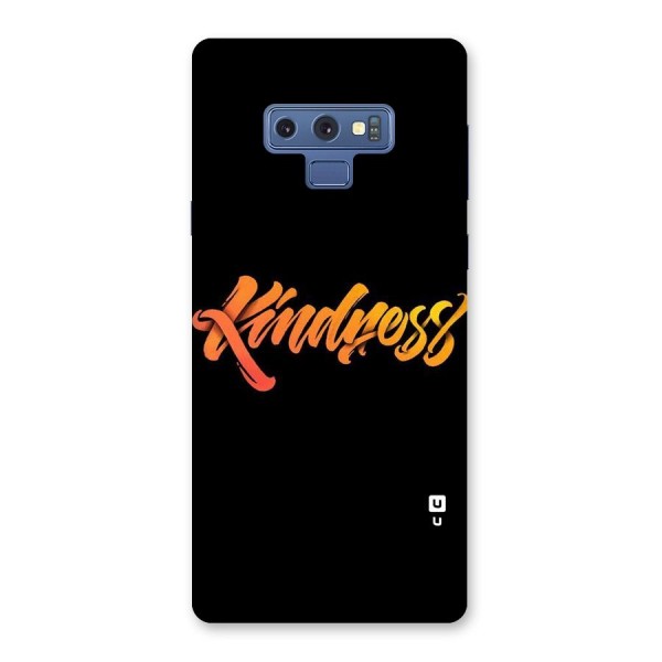 Kindness Back Case for Galaxy Note 9