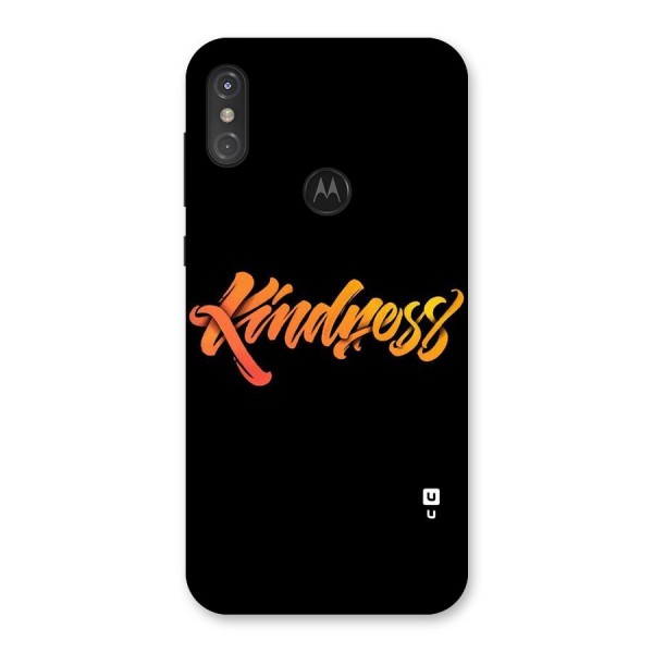 Kindness Back Case for Motorola One Power