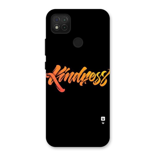 Kindness Back Case for Redmi 9C