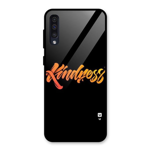 Kindness Glass Back Case for Galaxy A50s