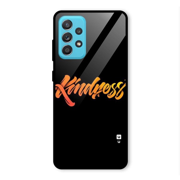 Kindness Glass Back Case for Galaxy A52s 5G