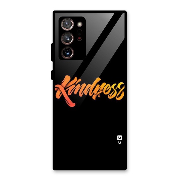 Kindness Glass Back Case for Galaxy Note 20 Ultra