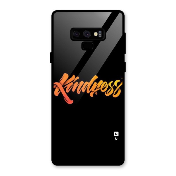 Kindness Glass Back Case for Galaxy Note 9