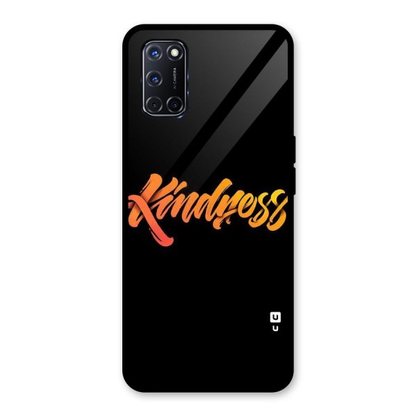 Kindness Glass Back Case for Oppo A52