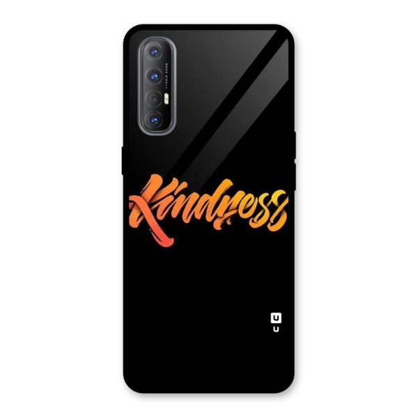 Kindness Glass Back Case for Oppo Reno3 Pro