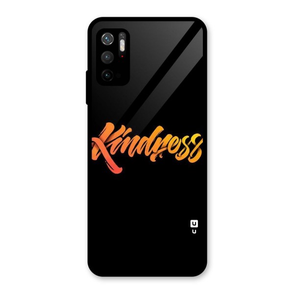 Kindness Glass Back Case for Poco M3 Pro 5G