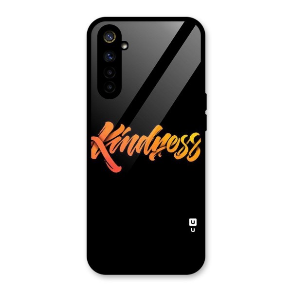 Kindness Glass Back Case for Realme 6